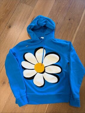 sandro daisy blue hoodie